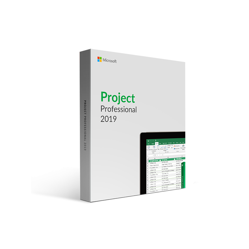 Microsoft Projet Pro 2019